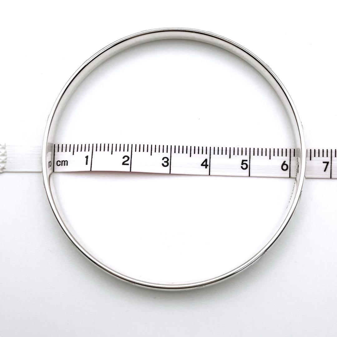 箱付☆ ティファニー ノーツ ナロー バングル ブレスレット シルバー 925