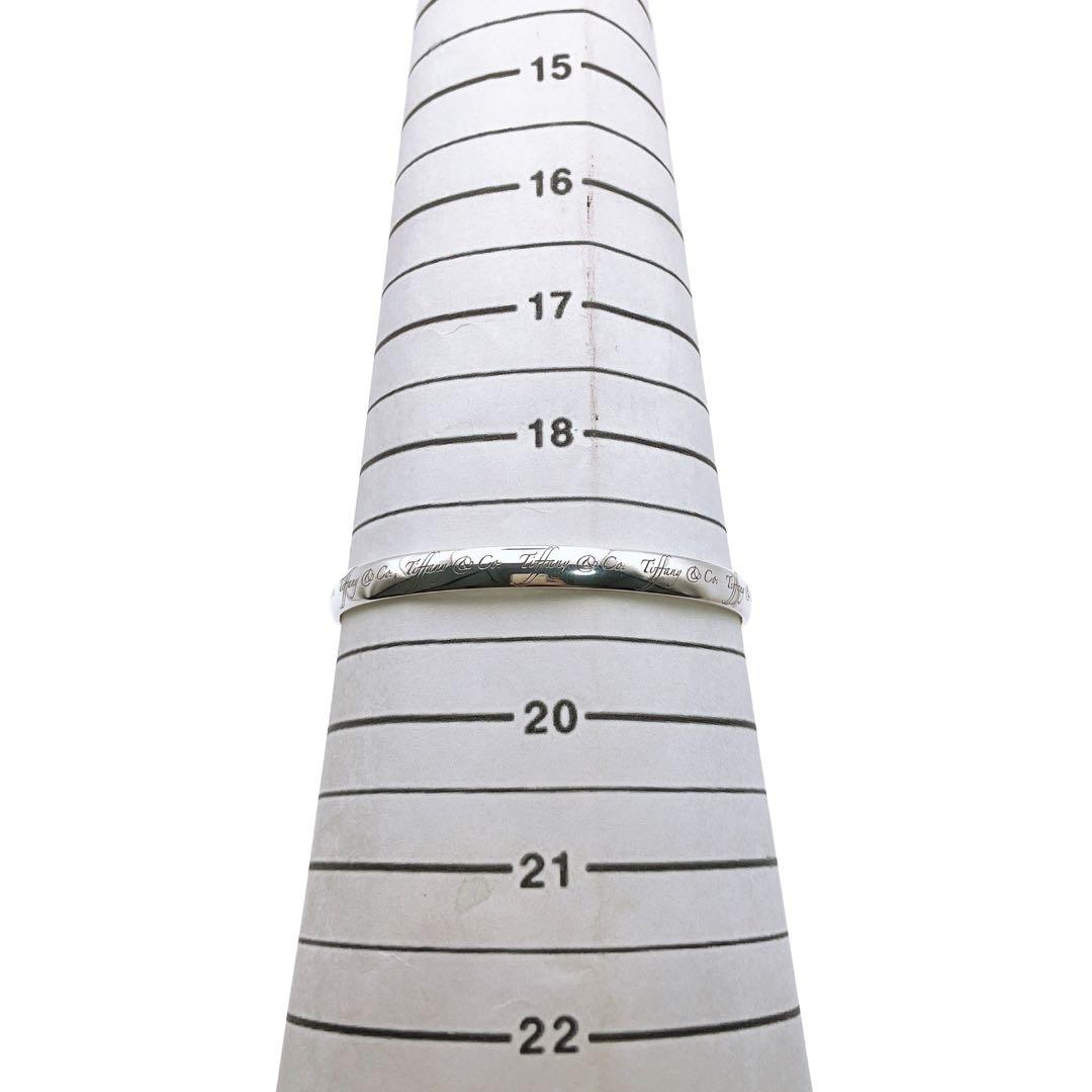 箱付☆ ティファニー ノーツ ナロー バングル ブレスレット シルバー 925