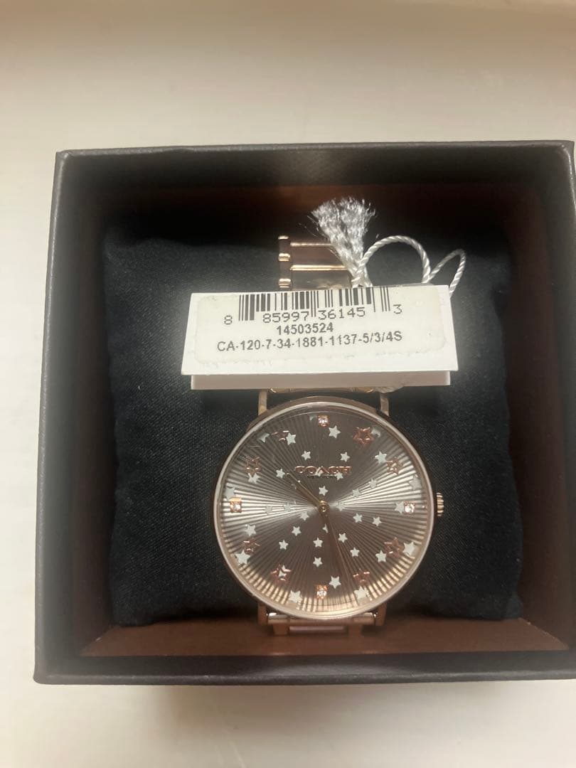 【新品未使用】COACH コーチ 腕時計 Perry Starry Dial