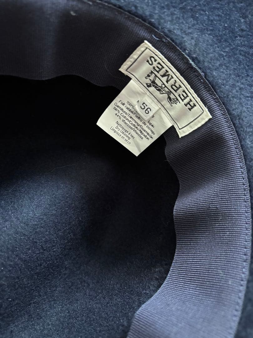 エルメス　フェルトウール　ハット帽