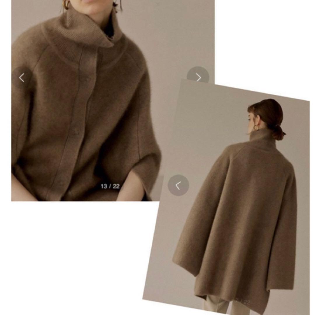 完売品✨　ETRE TOKYO エトレトウキョウ　スリットスリーブニットポンチョ