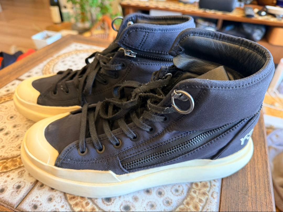【訳あり】Y-3 AJATU COURT HIGH ハイカットスニーカー 37