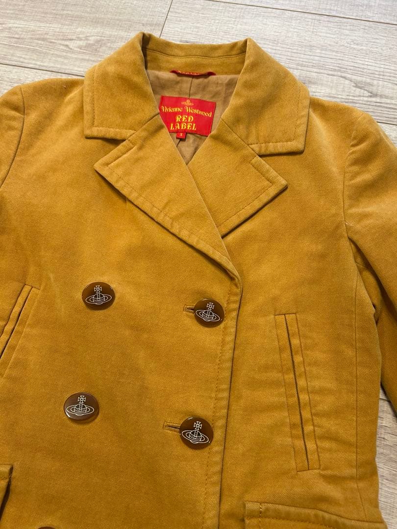 ヴィヴィアンウエストウッドレッドレーベル 日本製 Wブレストコート　オーブ
