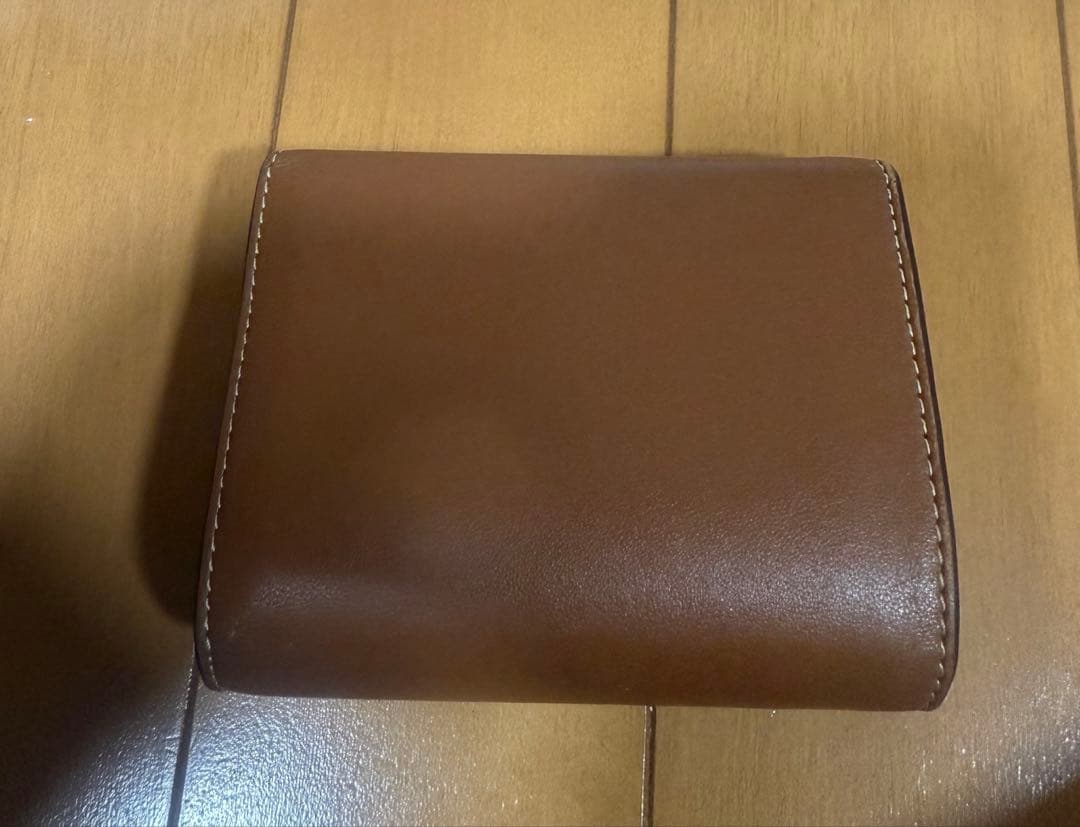 セリーヌスモールフラップウォレット トリオンフ / シャイニースムースラムスキン