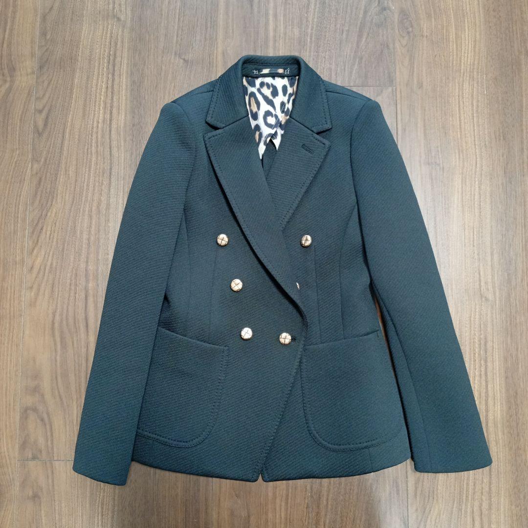 Sov. ダンボールカルゼンジャケット 金ボタン　ブラック