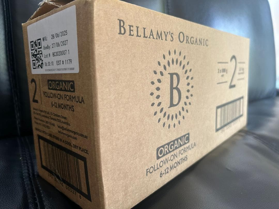 ベラミーズ オーガニック 牛乳（6ヶ月～）3缶; ステップ2