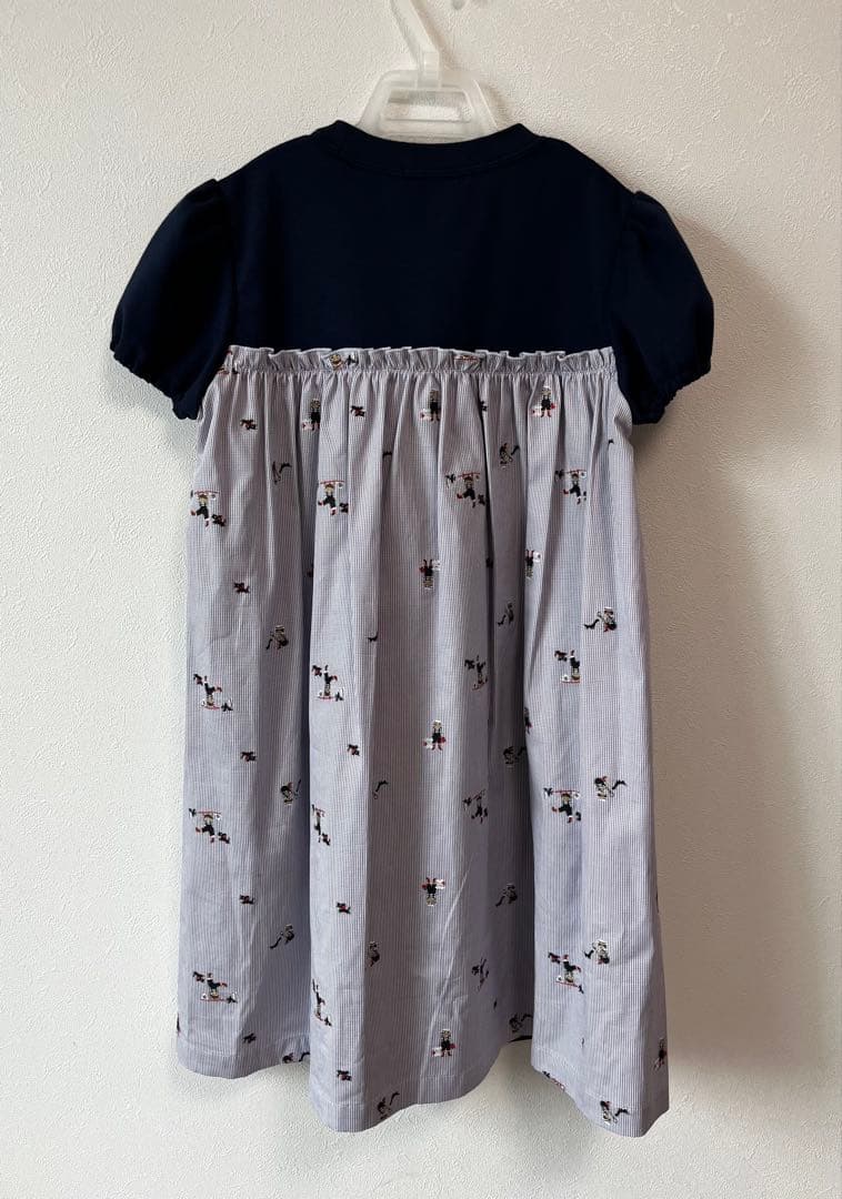 【新品未使用】familiar ワンピース120 現行品　半袖　ファミリア