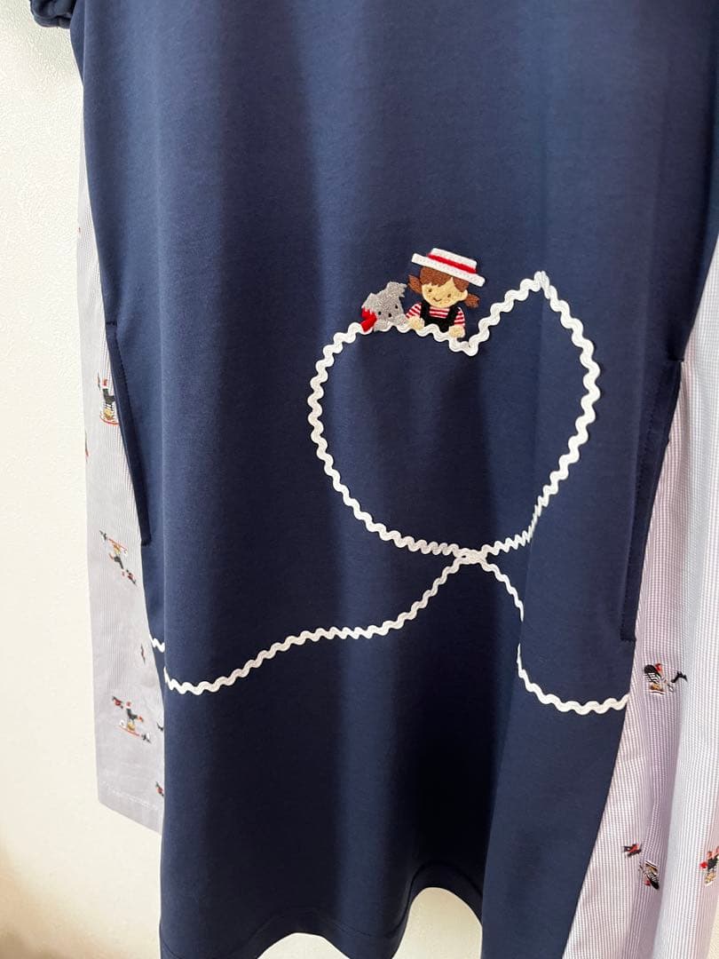 【新品未使用】familiar ワンピース120 現行品　半袖　ファミリア