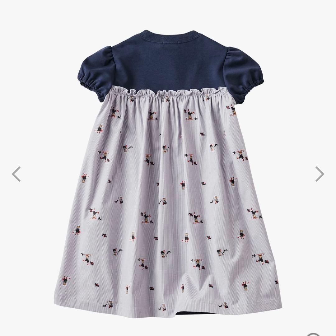 【新品未使用】familiar ワンピース120 現行品　半袖　ファミリア