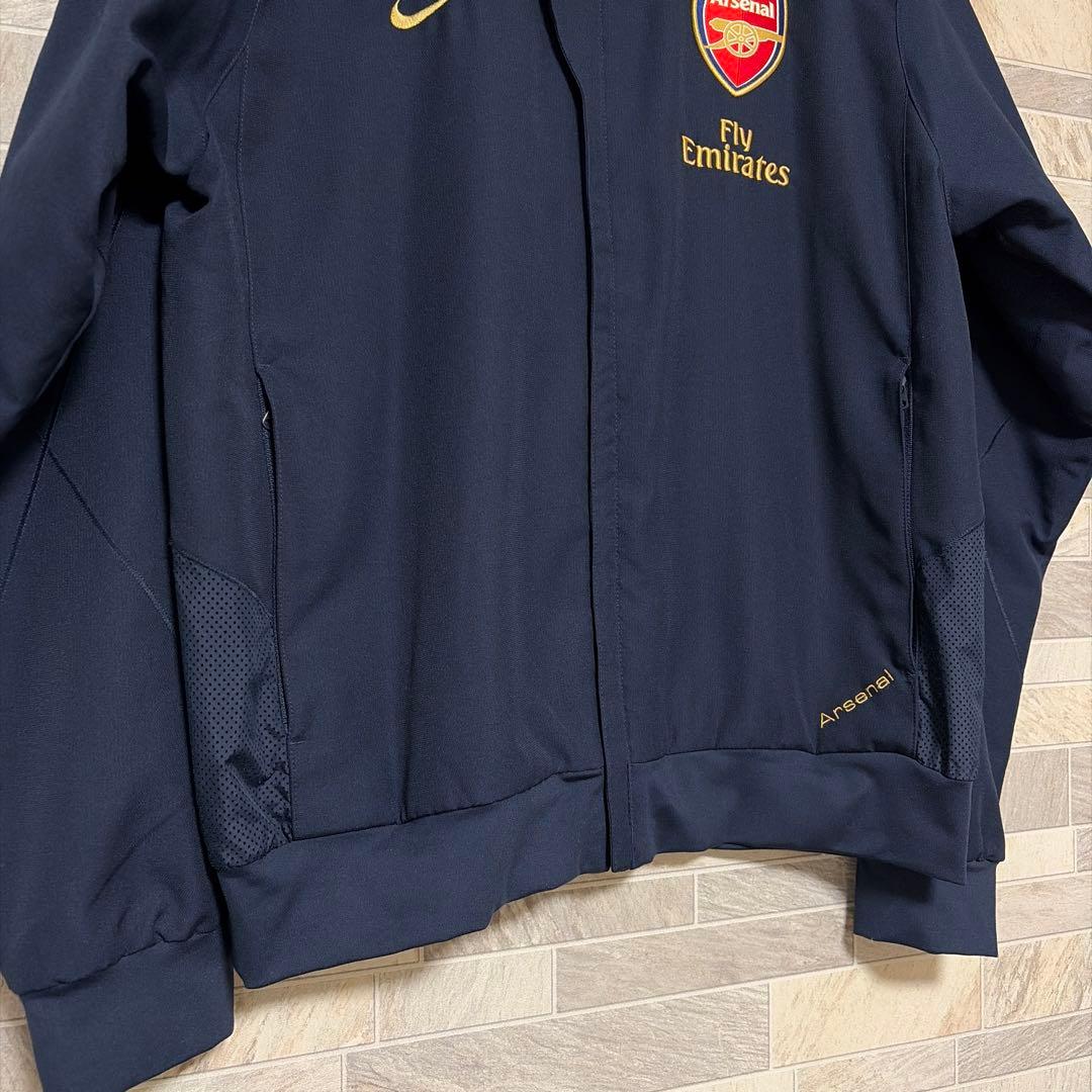 00s NIKE アーセナル トラックジャケット ジャージ メッシュ L 希少