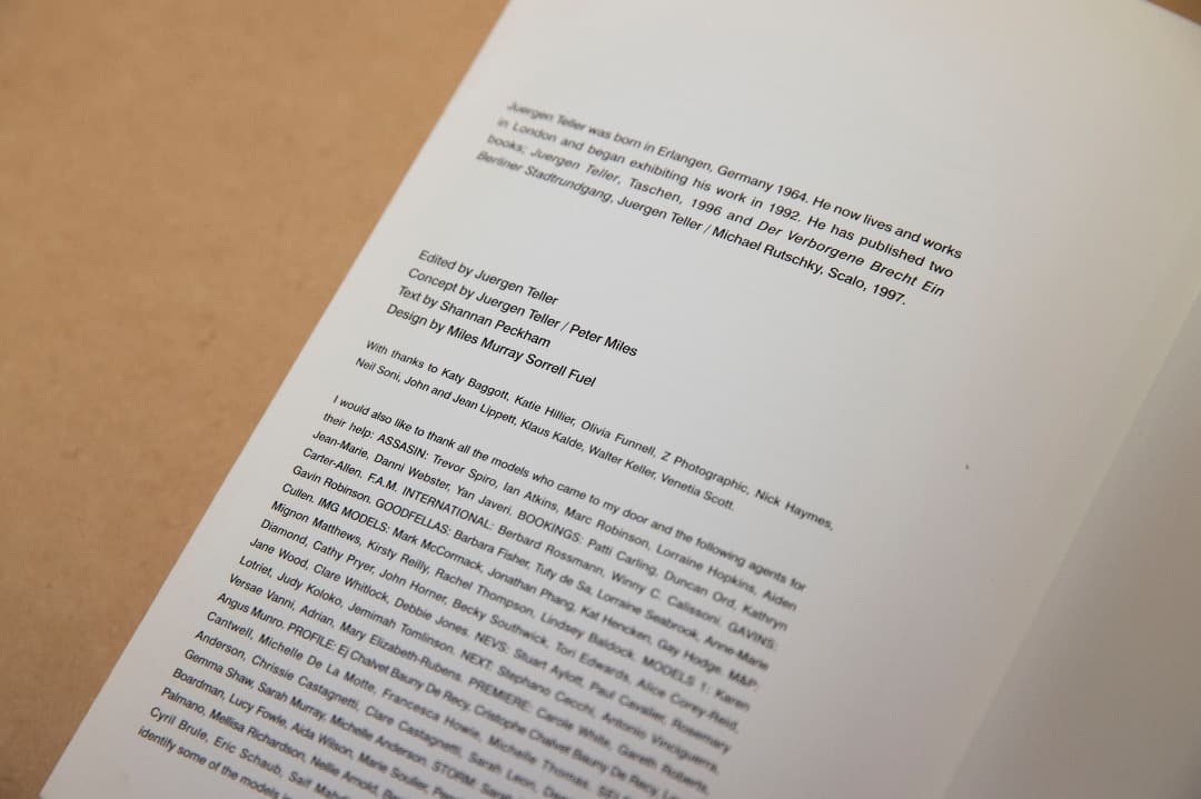 Juergen Teller Go Sees ユルゲンテラー