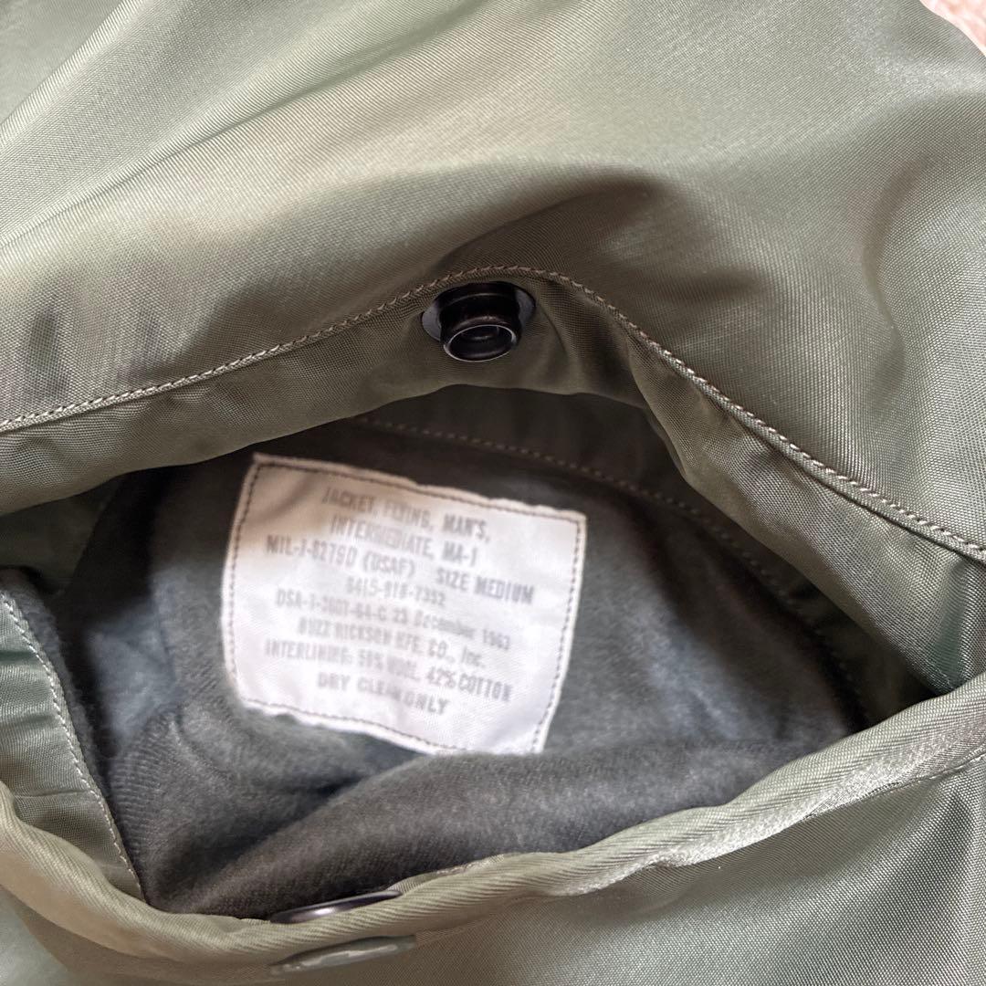 Buzz Ricson MA-1フライトジャケット　MIL-J-8279D