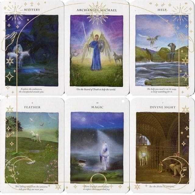 希少品✨海外美麗デッキ✨ユニコーン ペガサス オラクルカード／アファメーション