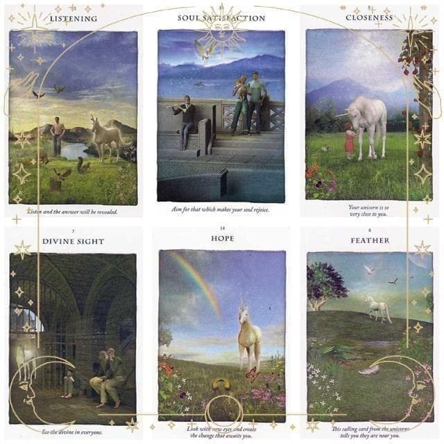希少品✨海外美麗デッキ✨ユニコーン ペガサス オラクルカード／アファメーション