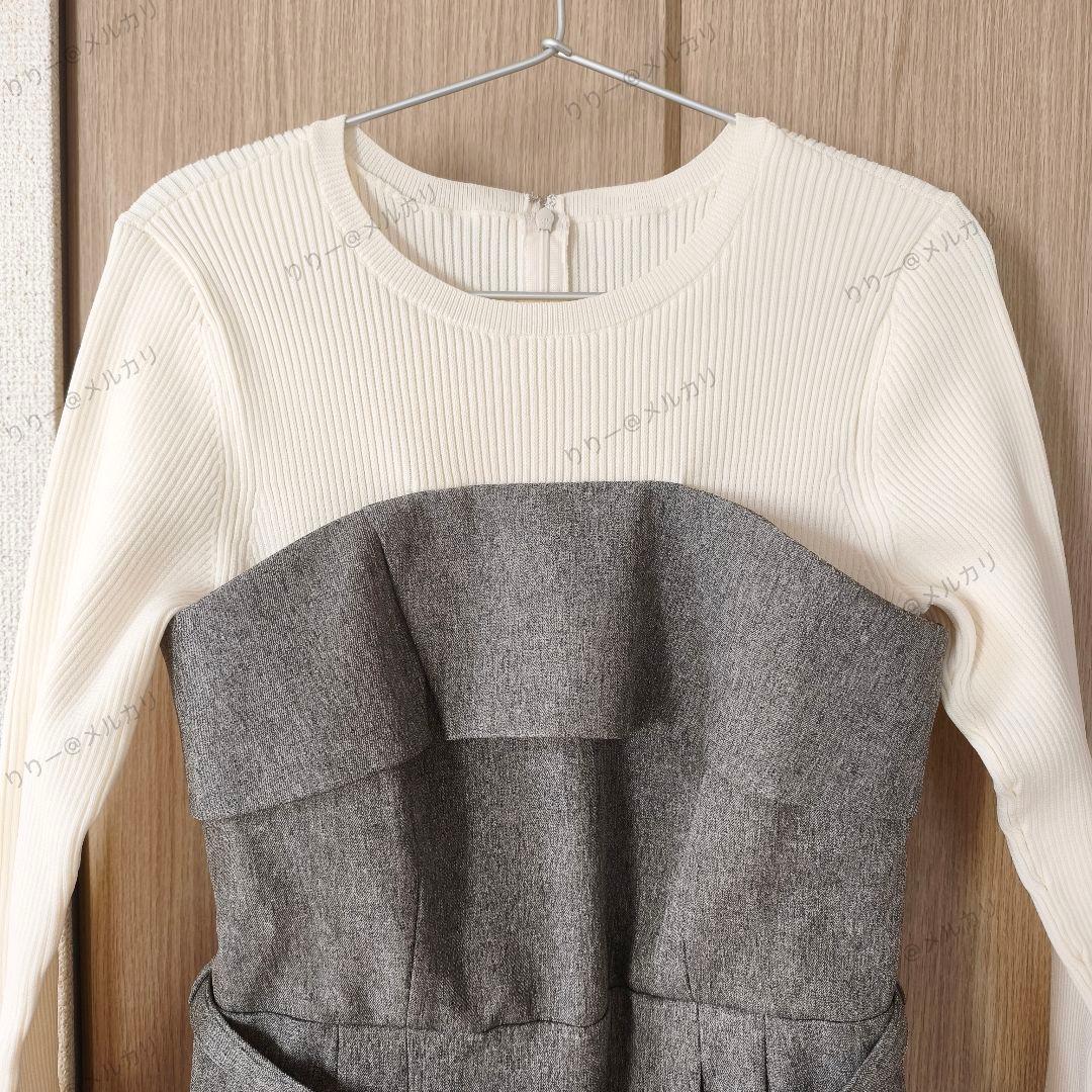 新品未使用・25AW現行・サイズ1　JUSGLITTY ベアドッキングワンピース