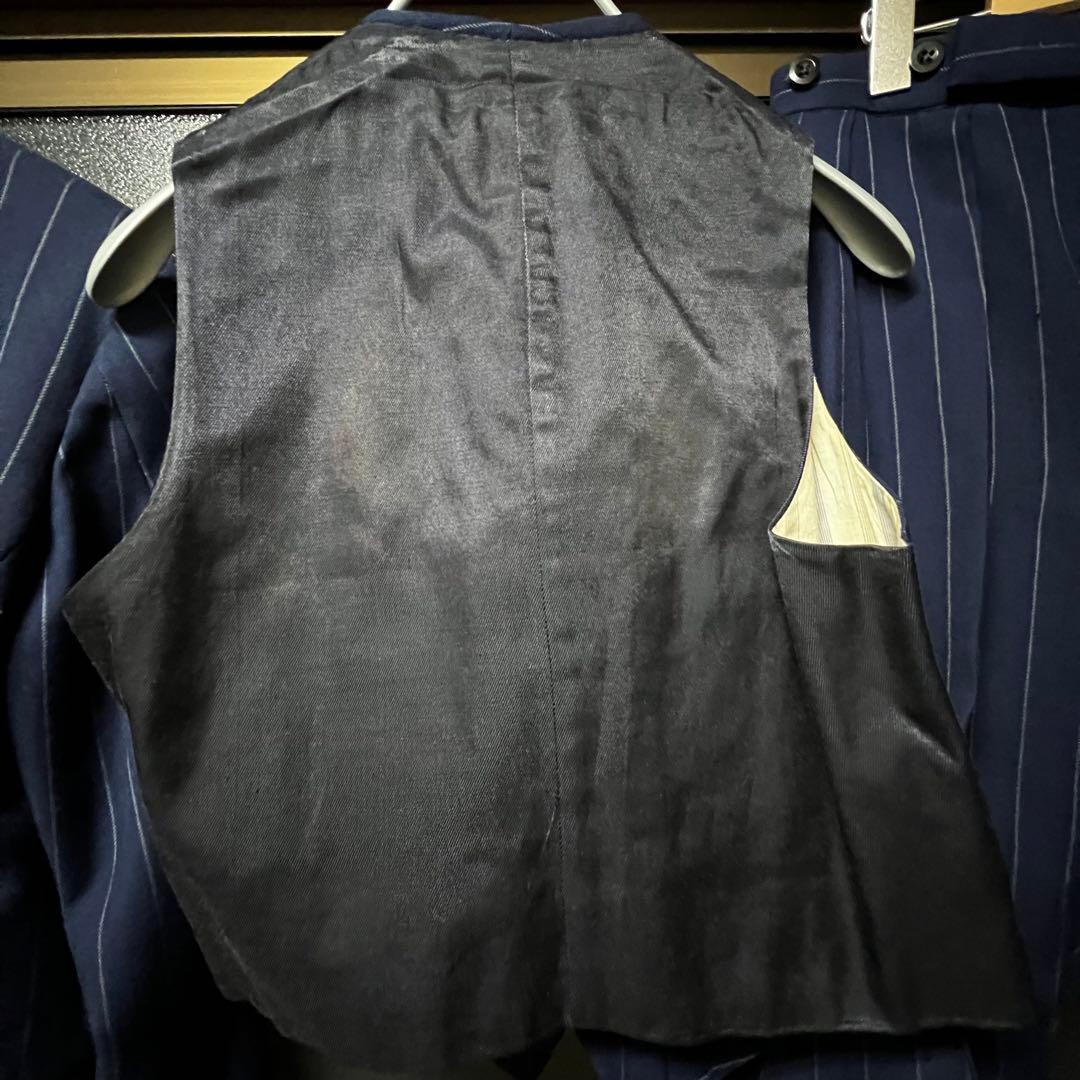 40s British vintage 3ピース スーツ ストライプ イギリス