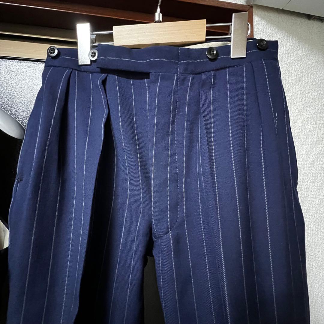 40s British vintage 3ピース スーツ ストライプ イギリス