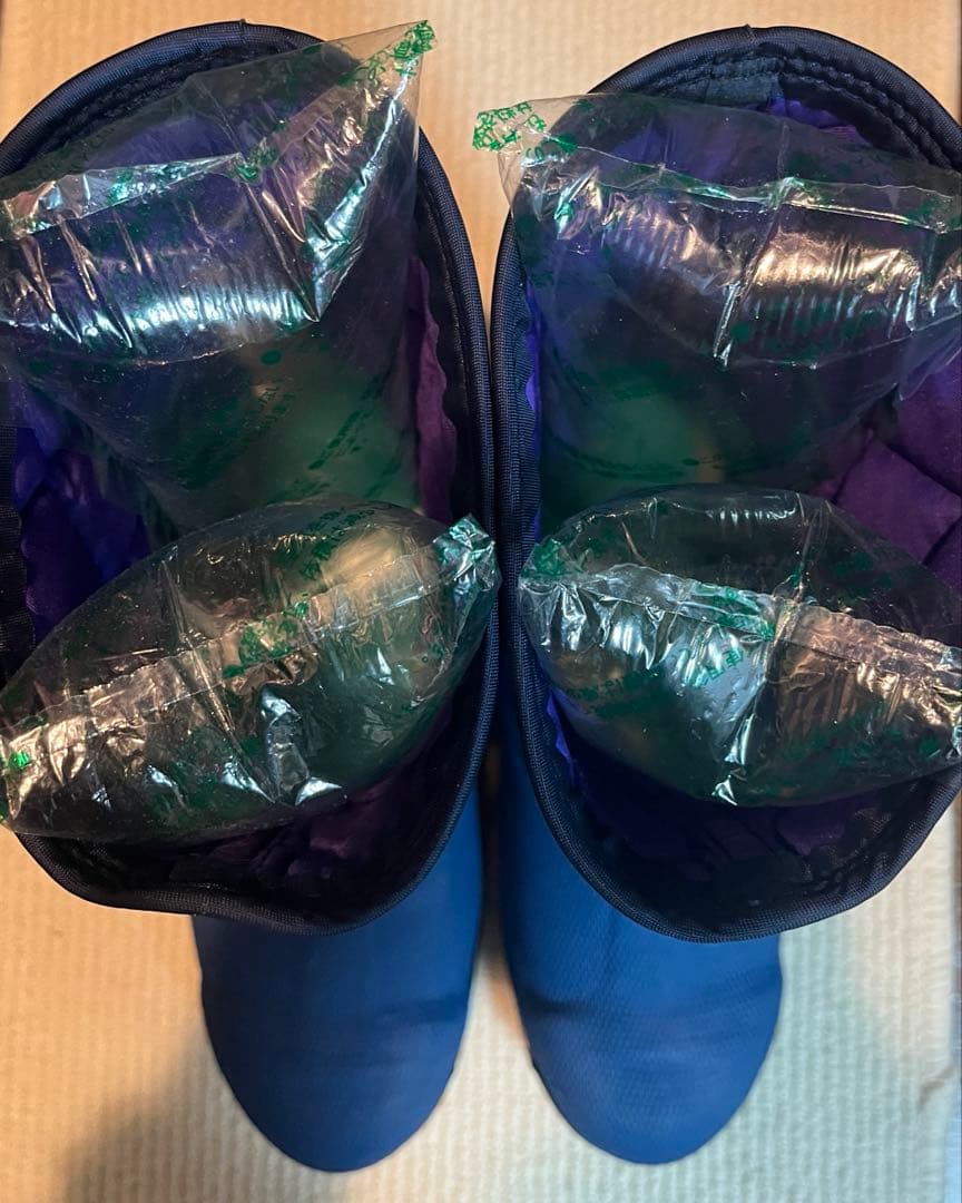 【ワリオ】シバタ工業冷蔵庫安全長靴先芯入　ネイビー