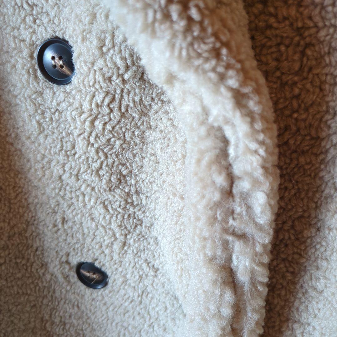 ZARAボアロングコート