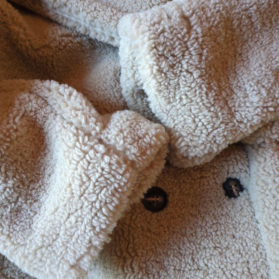 ZARAボアロングコート