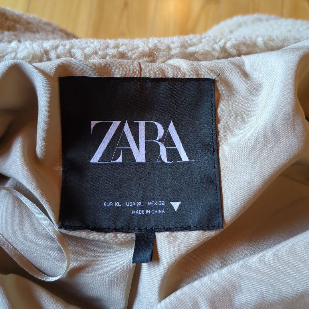 ZARAボアロングコート