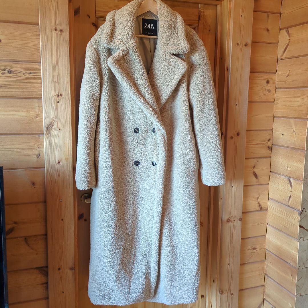 ZARAボアロングコート
