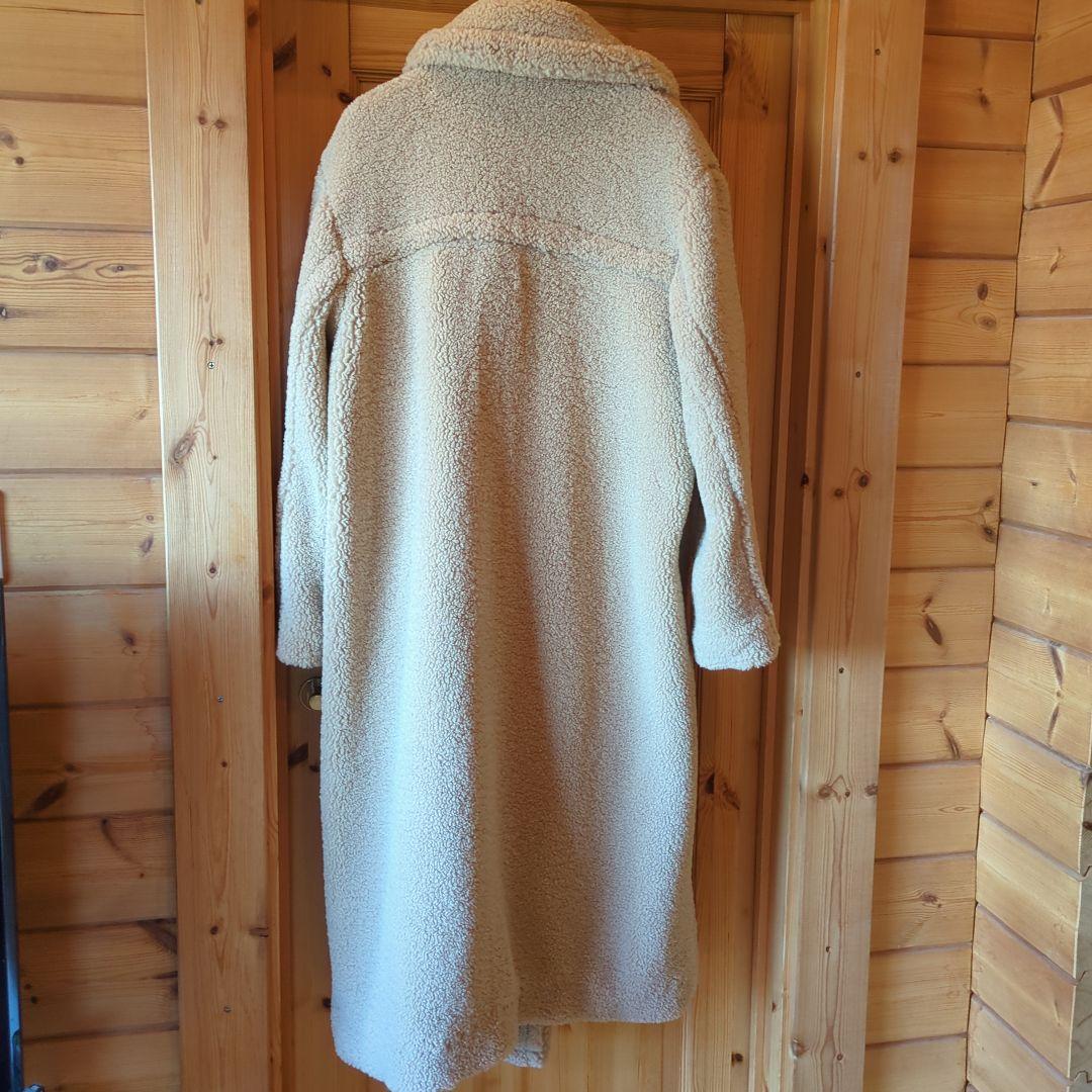 ZARAボアロングコート