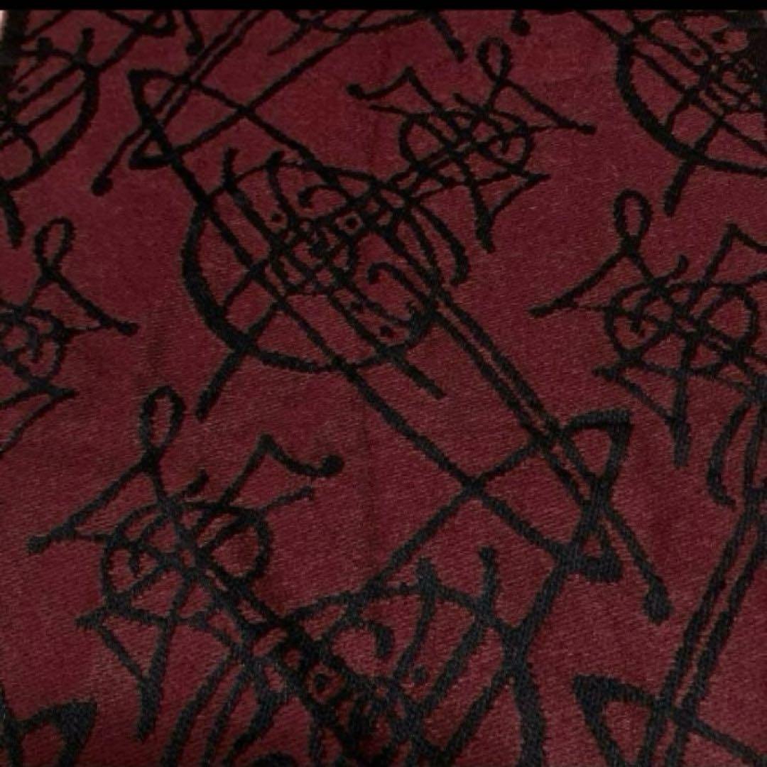 ビビアンウェストウッド　リバーシブル　マフラー　オーブ　ユニセックス　赤　黒