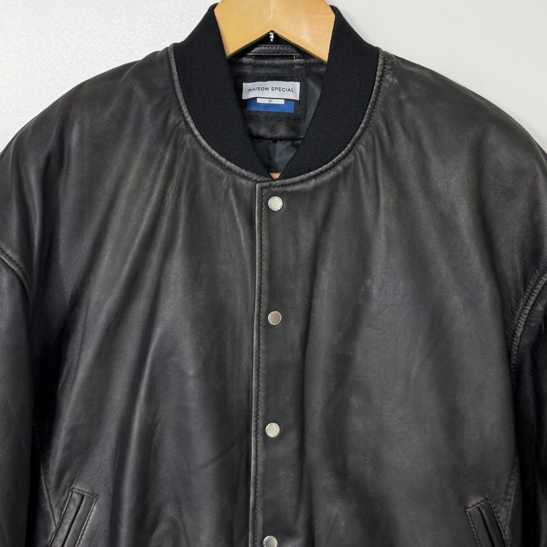 MAISON SPECIAL シープレザー プライム オーバー スタジャン　1