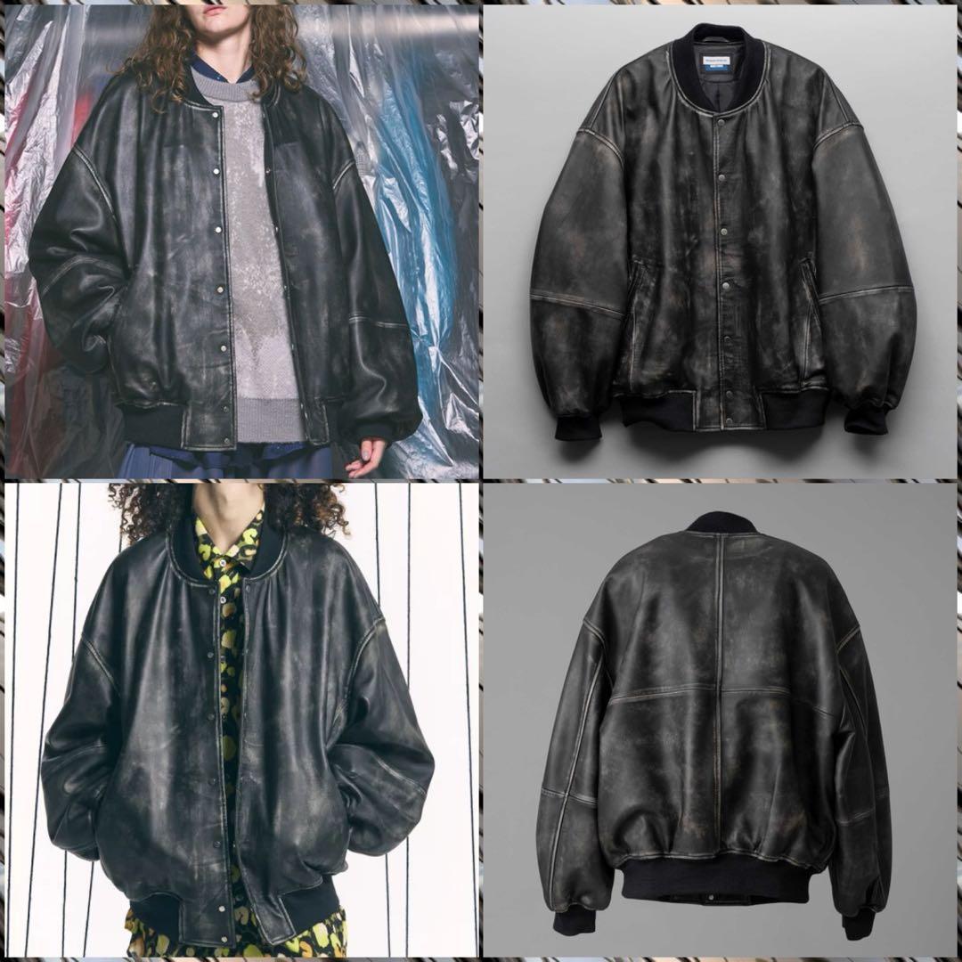 MAISON SPECIAL シープレザー プライム オーバー スタジャン　1