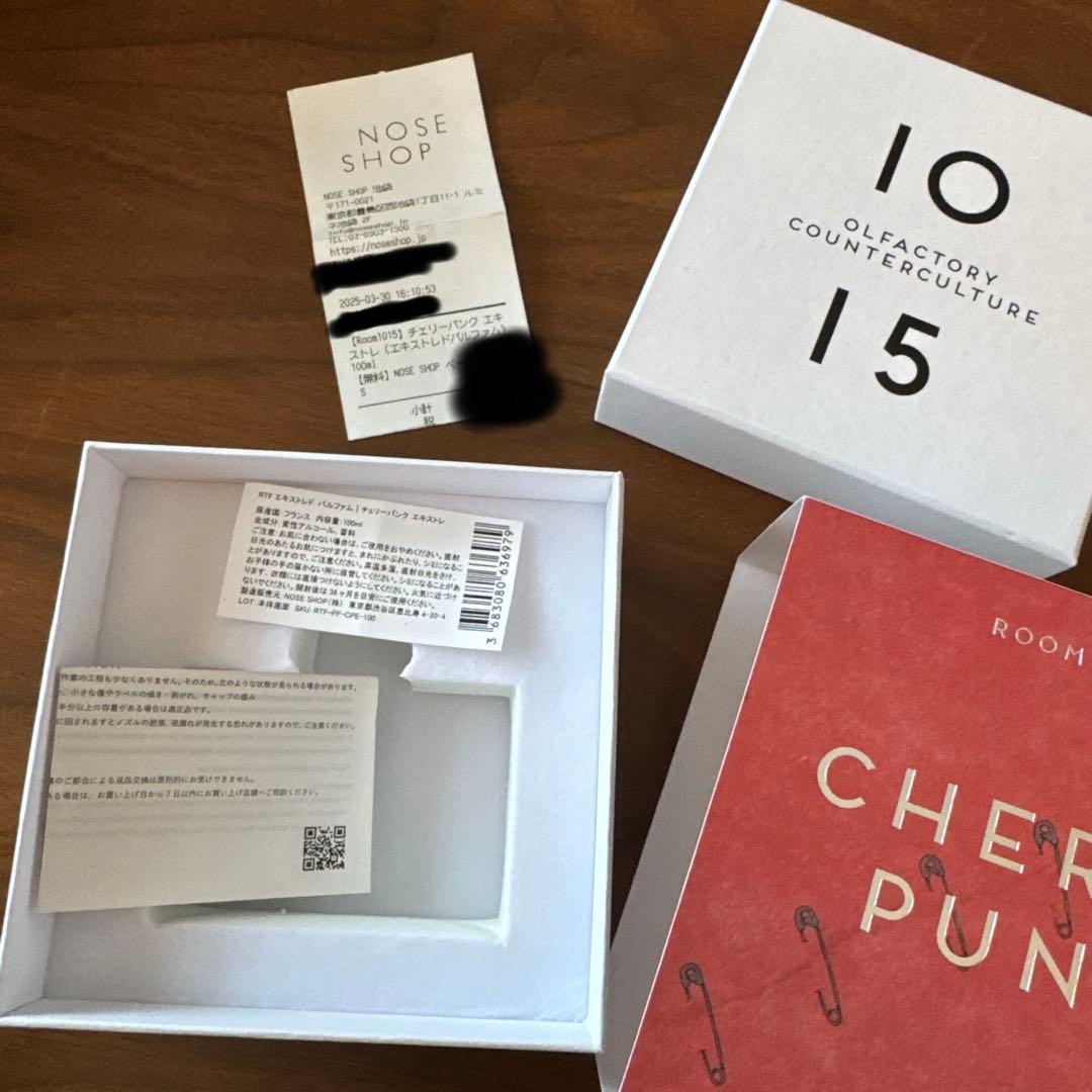 ROOM 1015 CHERRY PUNK エクストレクト・ド・パルファム