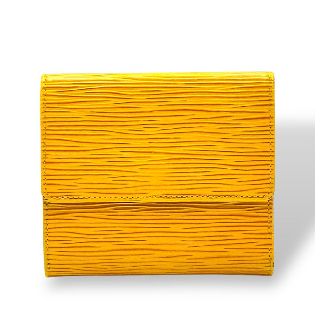 【美品】Louis Vuitton エピレザー　エリーズ　 三つ折り財布 鑑定済