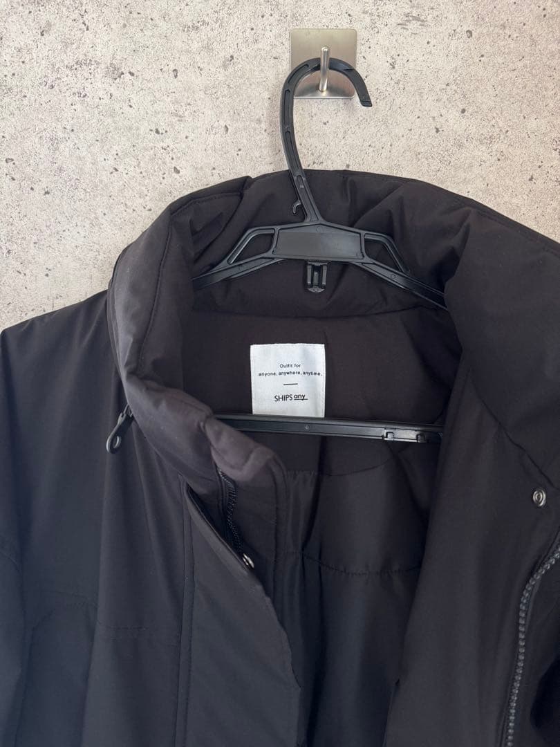 SHIPS any:<多機能>中綿 2WAY スタンドカラー モンスター コート