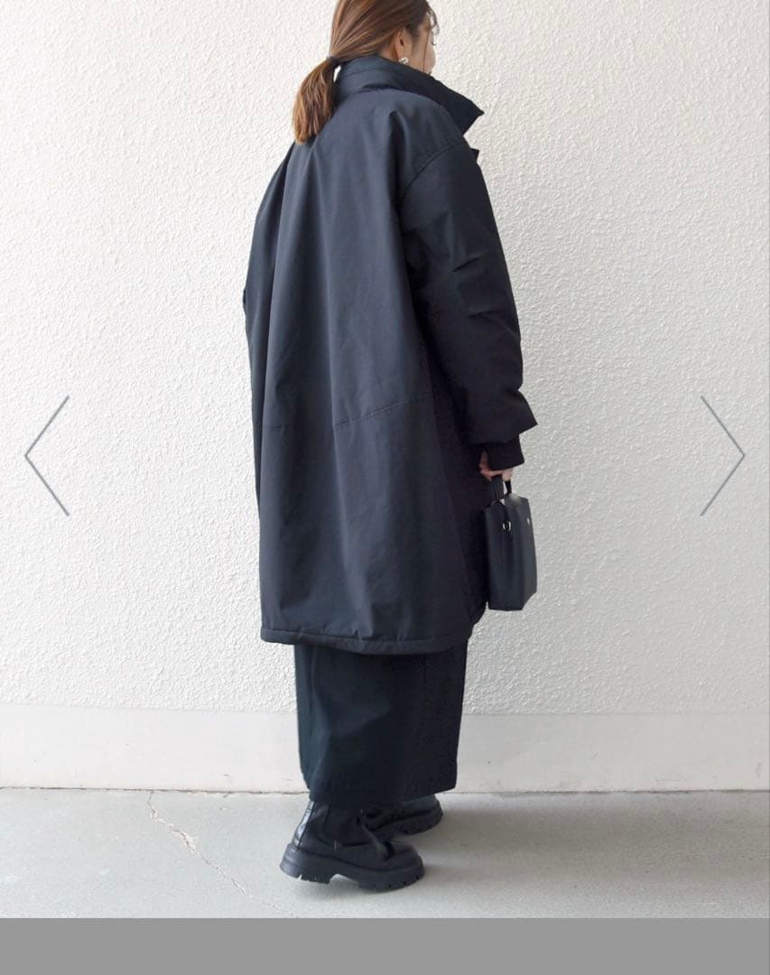 SHIPS any:<多機能>中綿 2WAY スタンドカラー モンスター コート