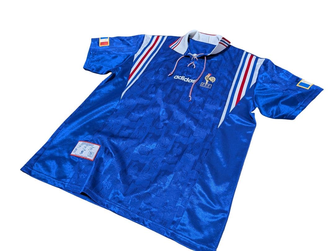 adidas ユーロ 96年 フランス代表 サッカー ユニフォーム LL