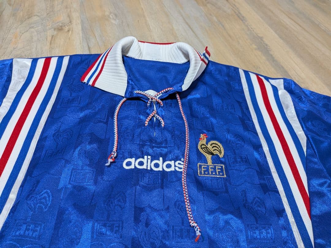 adidas ユーロ 96年 フランス代表 サッカー ユニフォーム LL