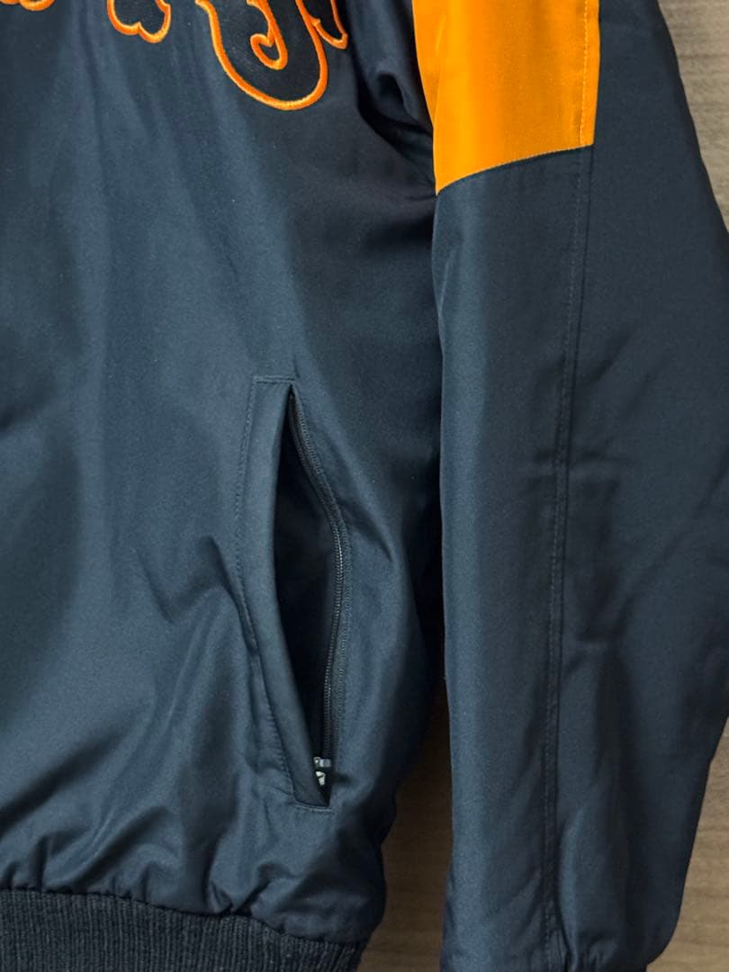 希少 読売ジャイアンツ グランドコートMD ブラック&オレンジ