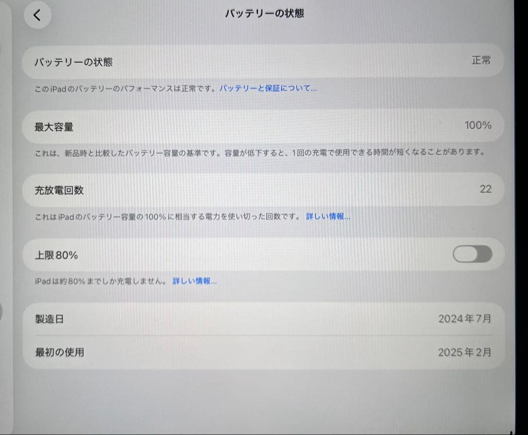 iPad mini A17Pro 128GB スターライト