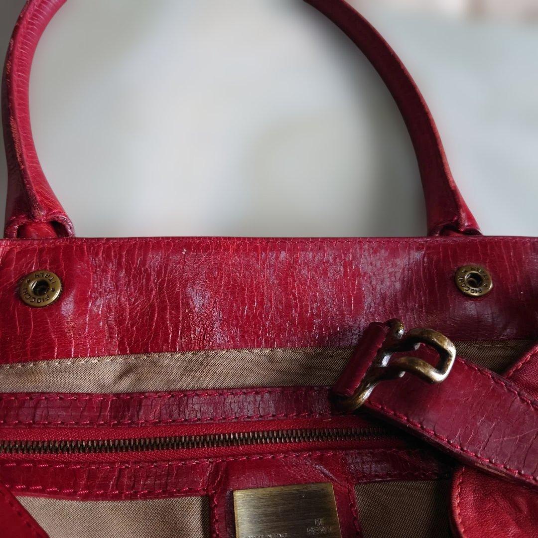 FENDI レザーバッグ 赤