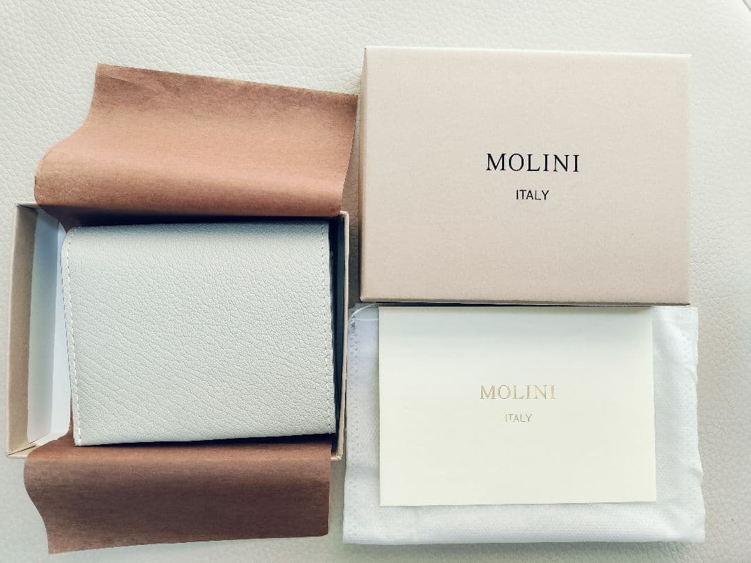 MOLINI 二つ折り財布 イタリア製★ 新品未使用★