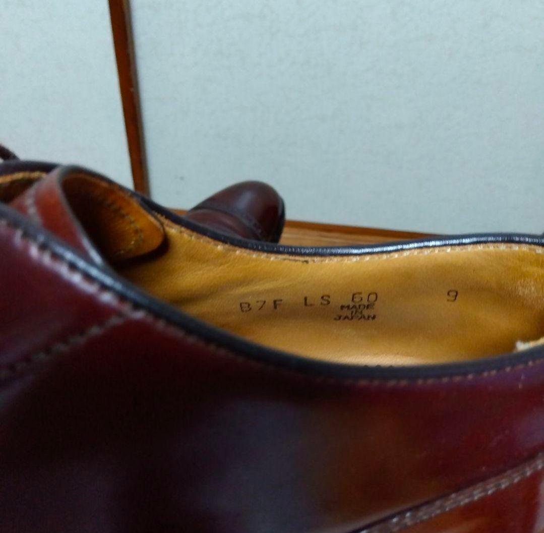 ジョンストン＆マーフィー　コードバン　ストレートチップ　サイズ９　ガルジョンマー