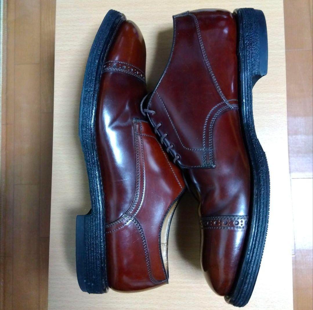 ジョンストン＆マーフィー　コードバン　ストレートチップ　サイズ９　ガルジョンマー