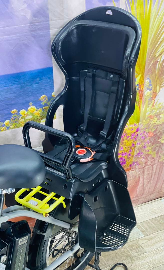 パスキス12AH⭐️激レアモデル！ヤマハ子供乗せ電動アシスト自転車Y3102