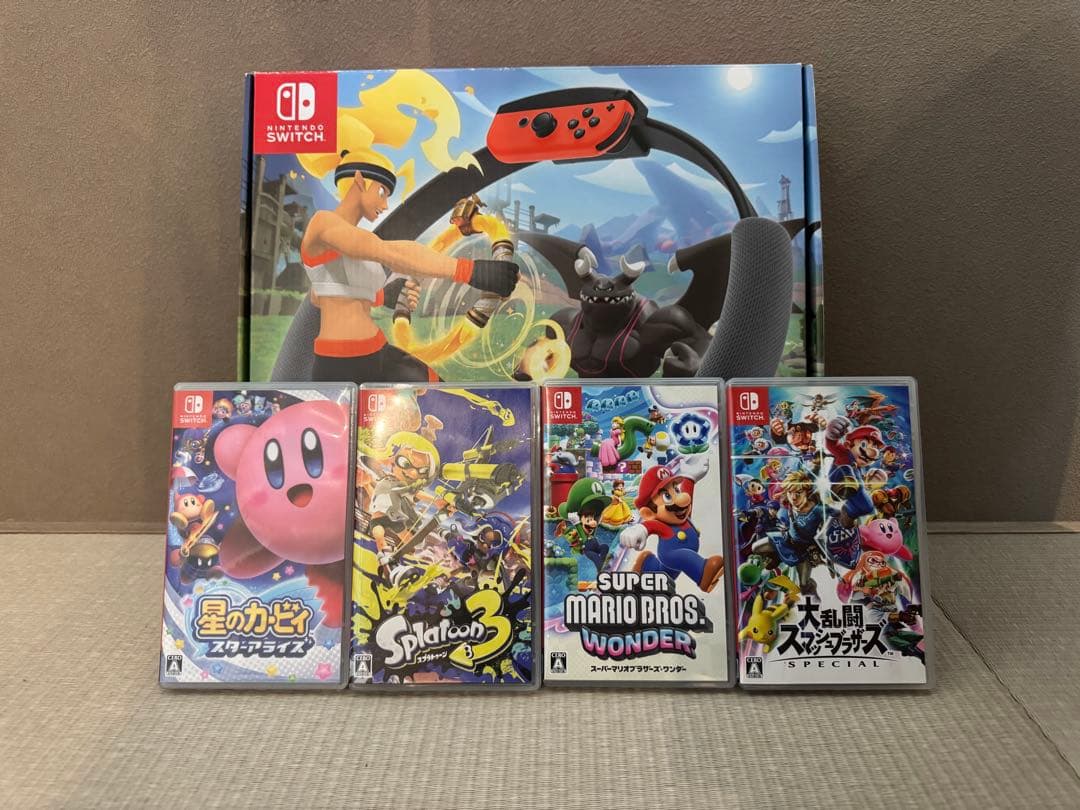 Switch ソフト　まとめ売り　スマブラ　スプラトゥーン3 マリオ　カービー