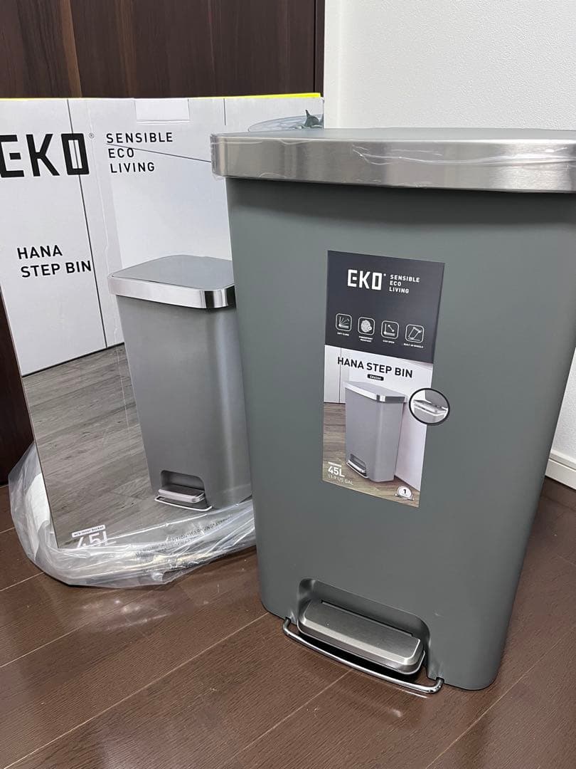 ごみ箱　EKO ハナステップピン 45L ダストボックス