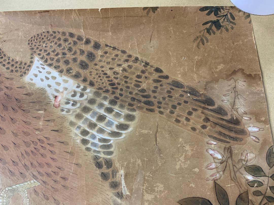 『1880』鷹図 マクリ三枚セット 作者不明