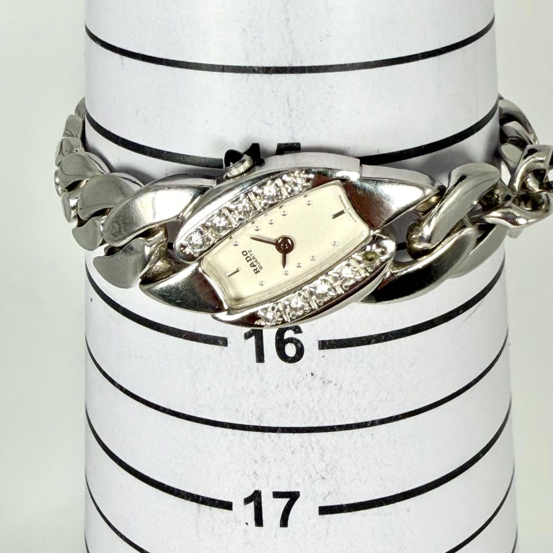 【美品/稼働品】ラドー ダイヤベゼル 133.9630.2 ドレス 腕時計