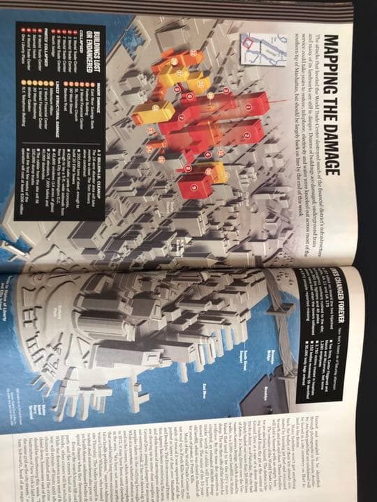 9.11 米同時テロ特集　TIME誌＋Newsweek誌 US版（4冊セット）