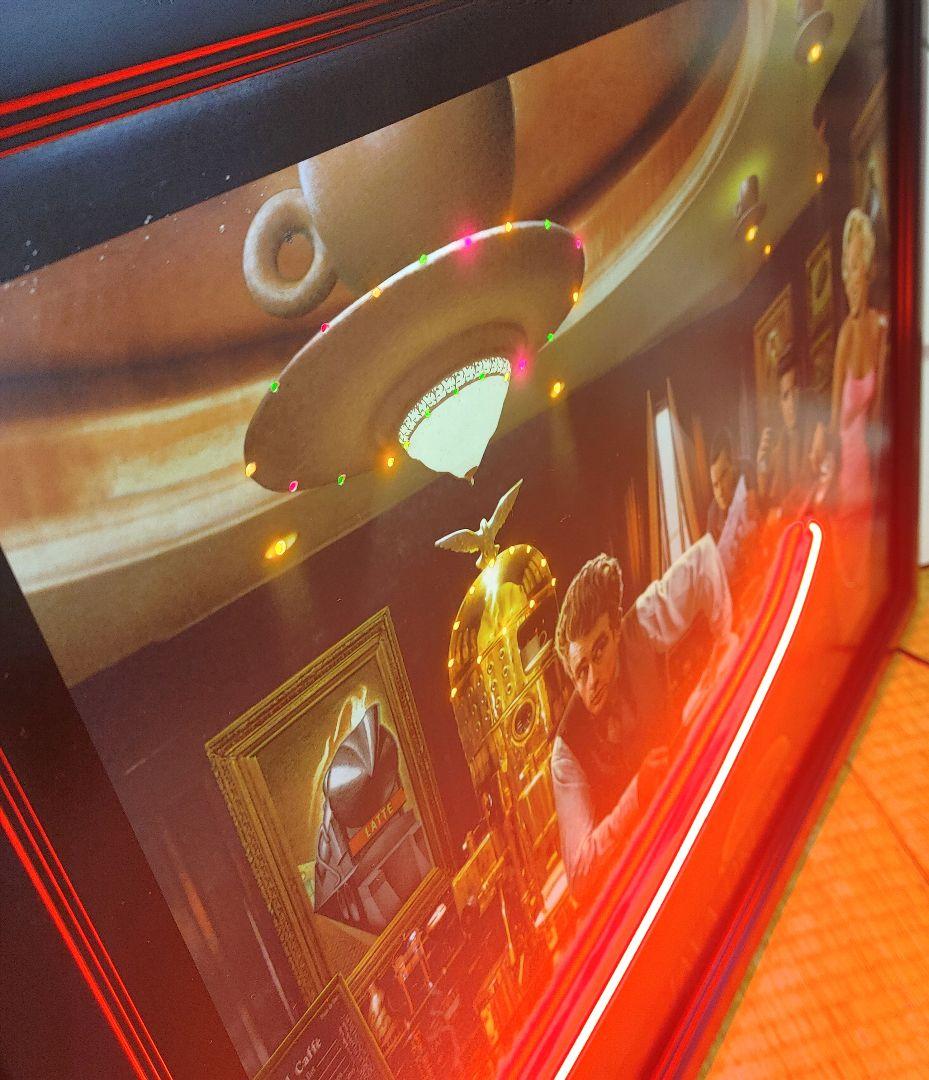 【希少】Java Dreams ネオンLEDライト壁掛け　レア　レトロ