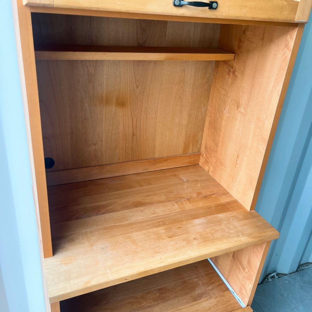 取付無料！モモナチュラル VIBO 北欧風天然木ナチュラルキッチンボード✨